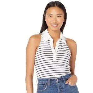 NWT Abercrombie & Fitch Stripped Soft Ribbed Bodysuit Size S